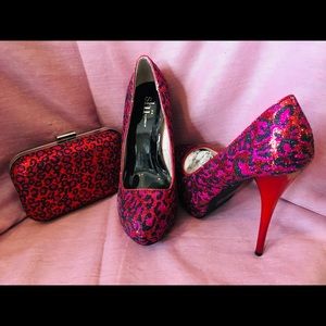 Matching Shoes and Clutch